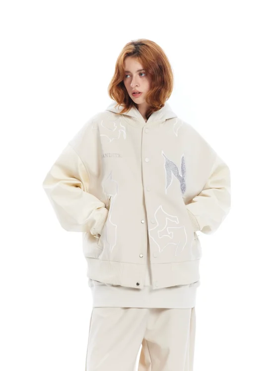 A short white jacket for women