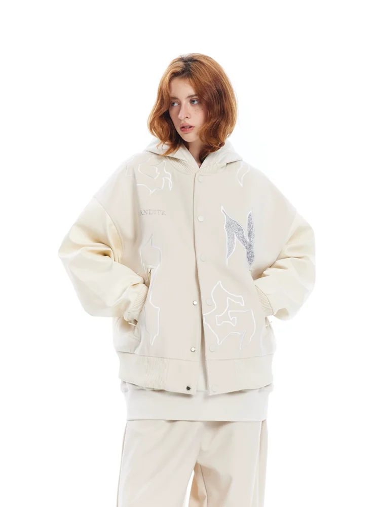 A short white jacket for women