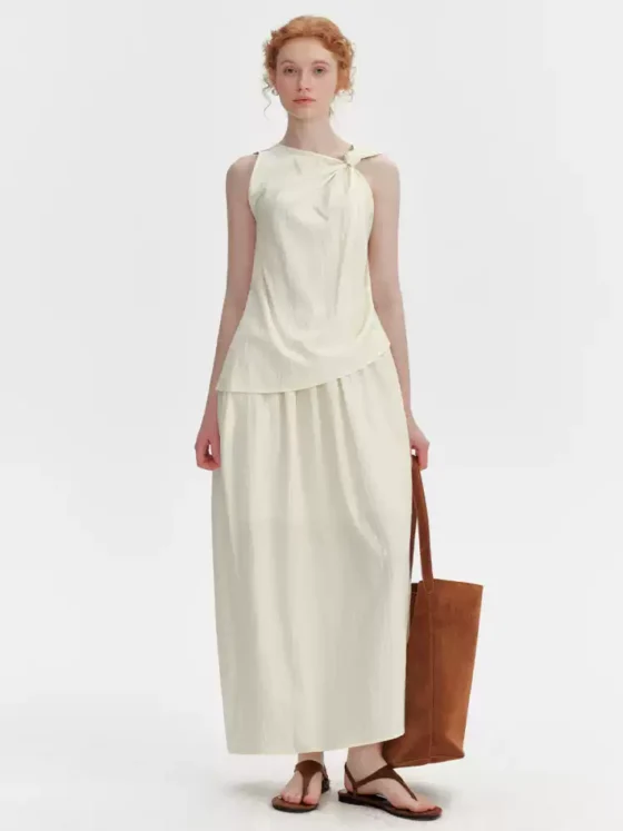 Irregular skirt suit for women