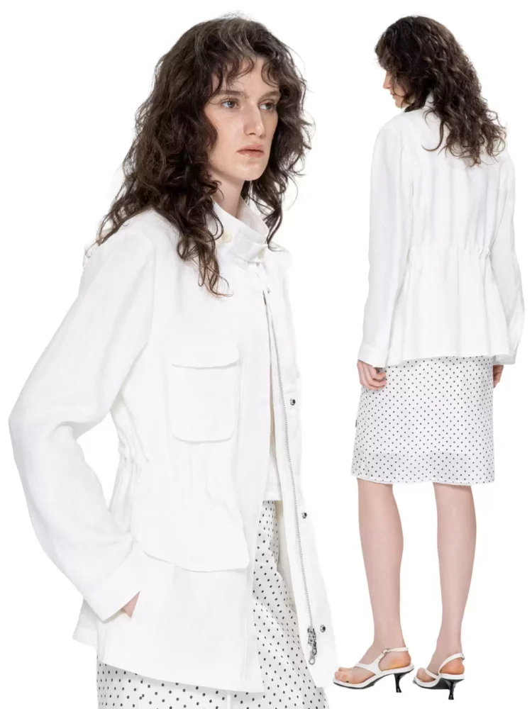 Linen light jacket casual windbreaker