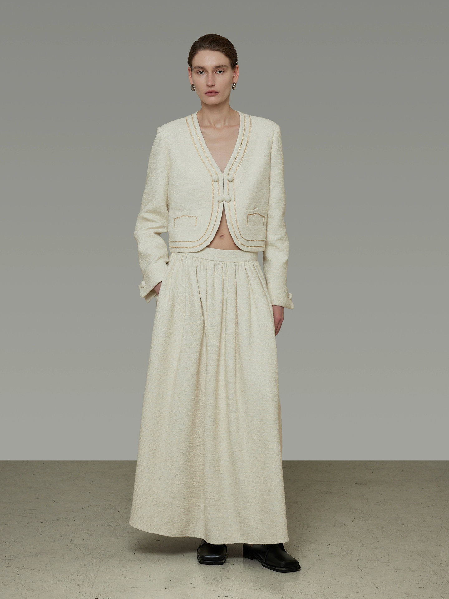 A retro court-style dress set