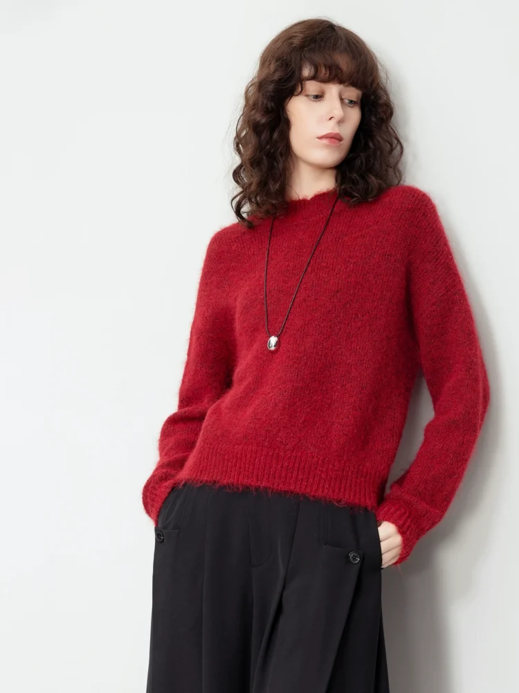 New style wide and petite knitted sweater top