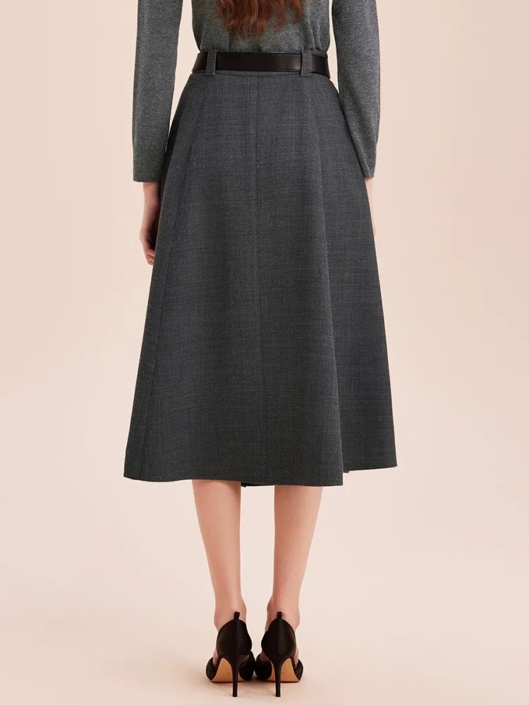 New professional pleated A-line umbrella skirt